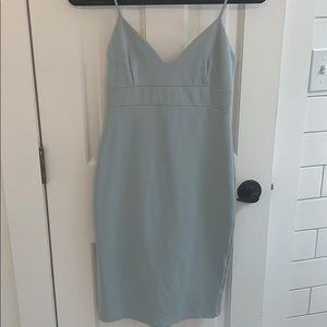 Lulus baby blue bodycon dress